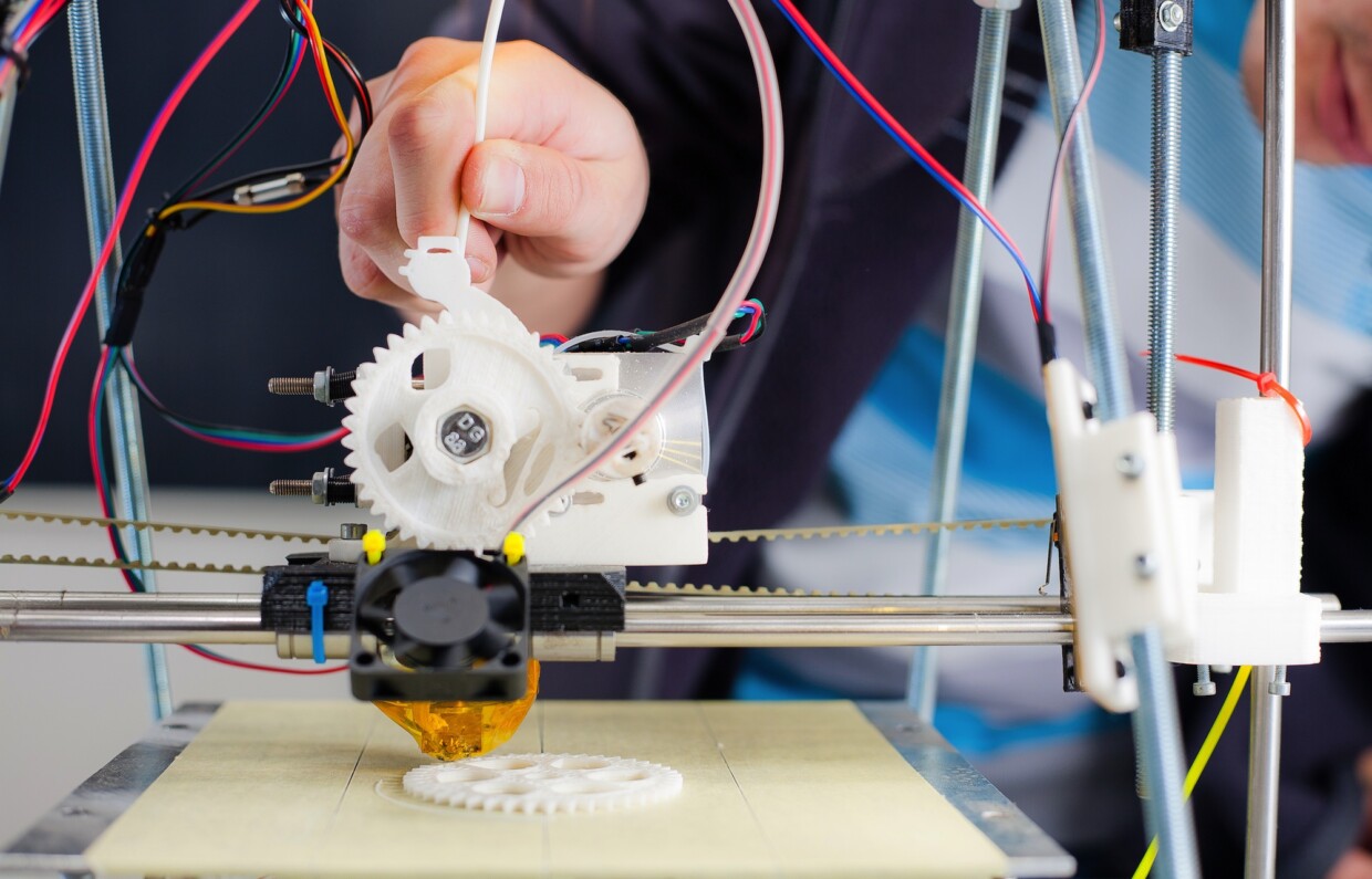 3d printing close up